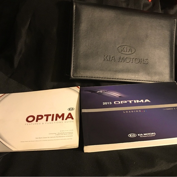 2013 Kia Optima Owners Manual User Instruction Guide Book with Case Pamphlets - Picture 1 of 3